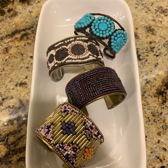 Jewelry - 4 beaded design bracelets